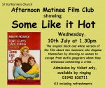 Afternoon Matinee Film Club - Some Like It Hot