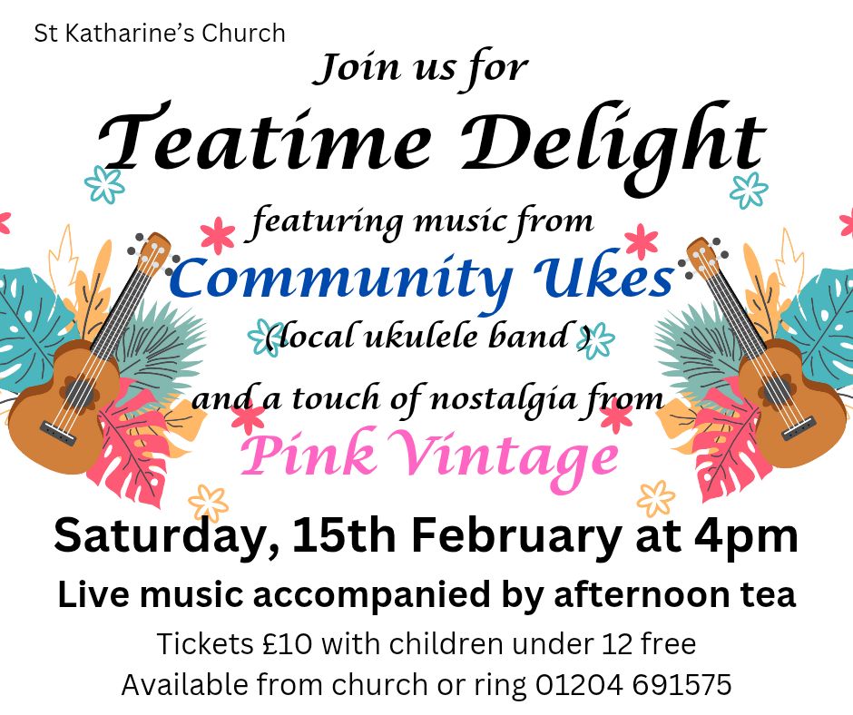 Teatime Delight Concert: Community Uses and Pink Vintage and Afternoon Tea